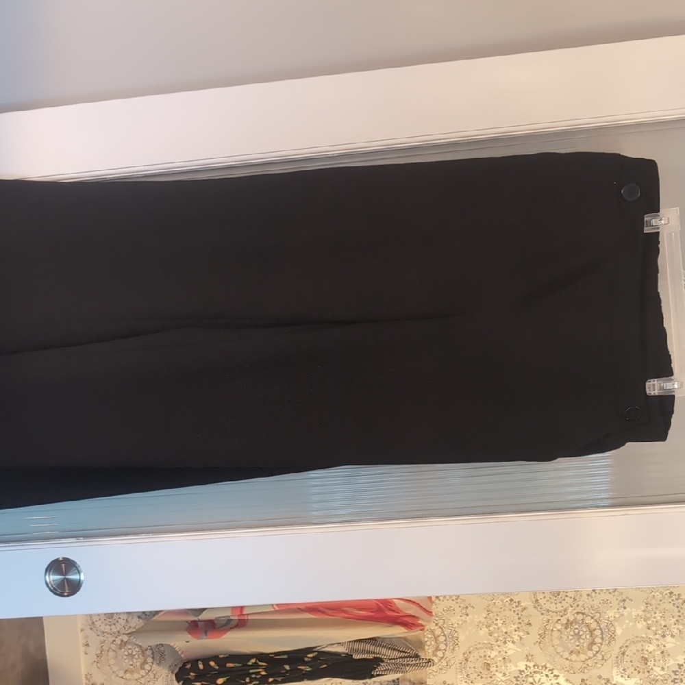 Vero Moda Black Dress Pants Straight-Leg